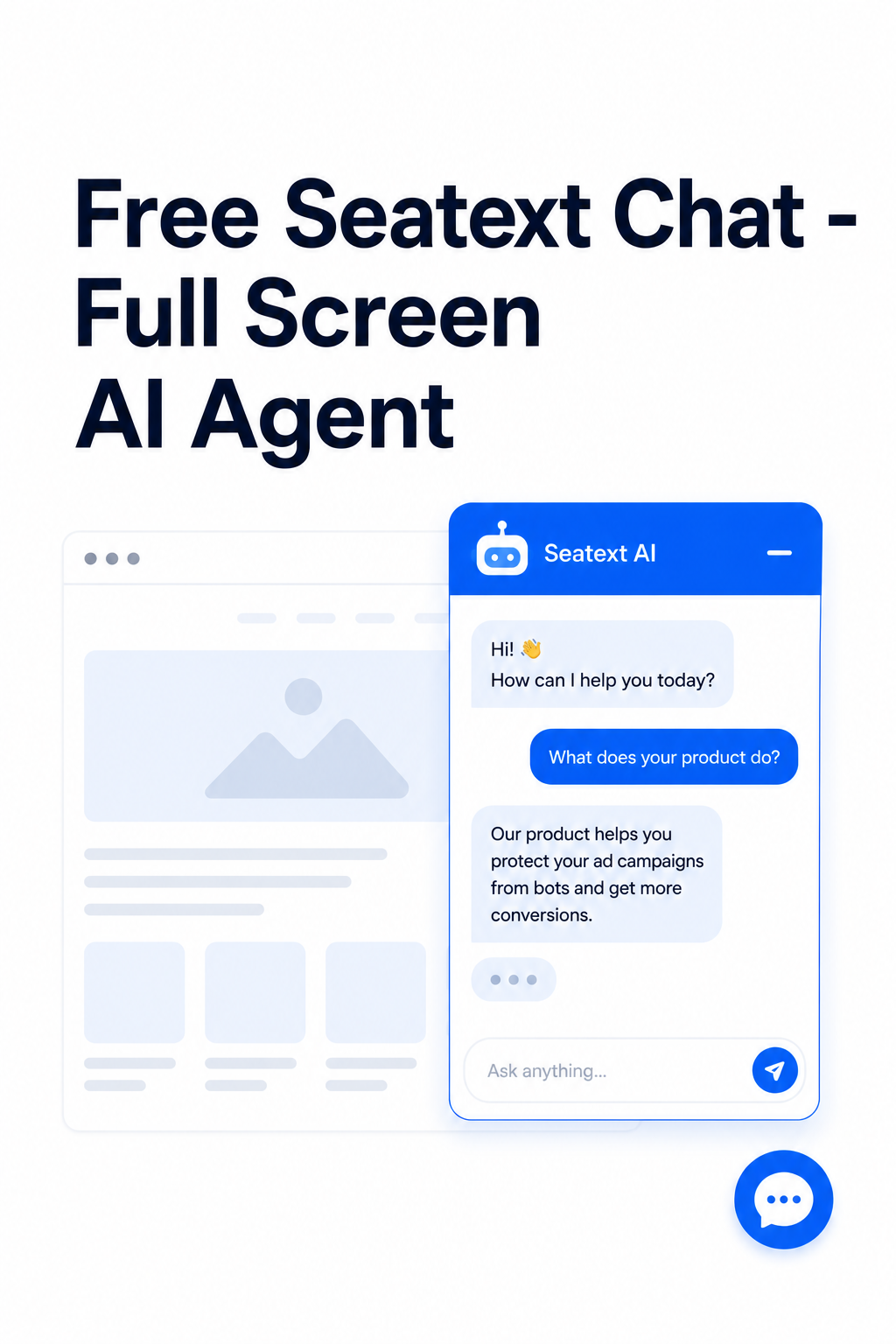Sales Chat Agent Widget